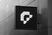 Logo Mockup Black Wall Sign, a Product Mockup by Asylab (Thumbnail 1 of 5)