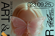 Whispering Butterfly Veil Poter, a Poster Template by creatsy5 (Thumbnail 3 of 4)