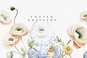 Spring & Easter Watercolor Clip Art, a Decorative Illustration by Laras Wonderland (Thumbnail 4 of 8)