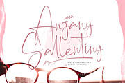 Anjany Sallentiny - Handwritten Font, a Script Font by StringLabs (Thumbnail 1 of 10)