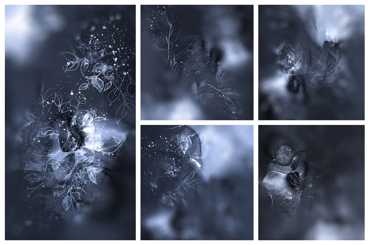 Watercolor Floral Backgrounds, a Texture Graphic by sibel dayı (Photo 9 of 16)