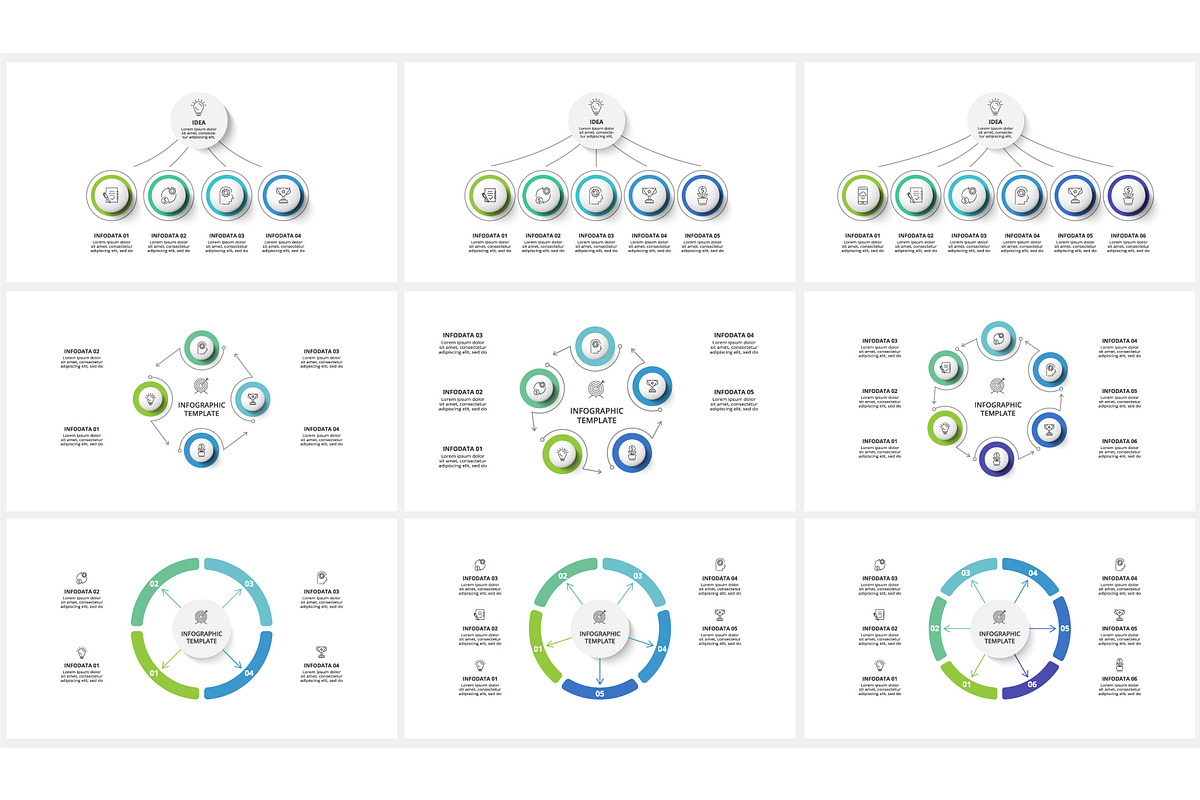 Diagram Presentation Canva Template preview 7