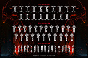 Darkson Typeface, a Blackletter Font by alit design (Thumbnail 9 of 20)