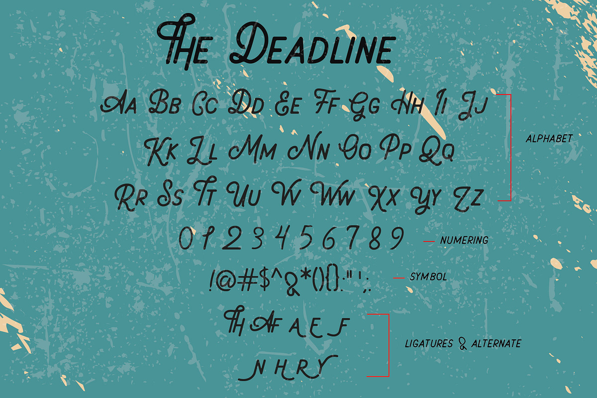The Deadline - Vintage Sans Serif preview 2