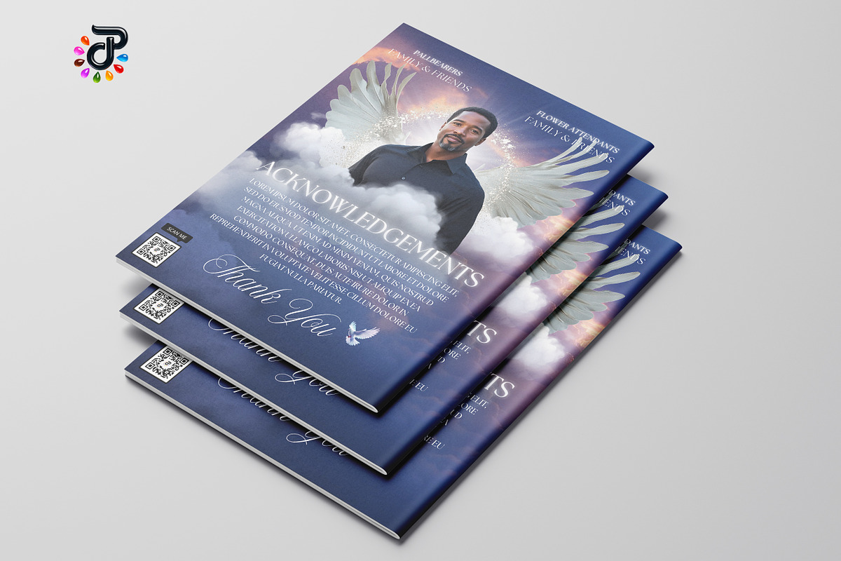 Elegant Canva Obituary Template, a Brochure Template by Protech Design ENT (Photo 9 of 9)