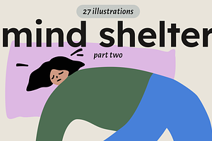 Mental Health Illustrations, a Healthcare Illustration by Somewhat Brilliant