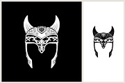 Viking Helmet, a Decorative Illustration by Atlantis X Nurman Arbai (Thumbnail 2 of 3)