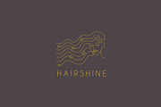 hair shine logo, a Branding & Logo Template by Mariyana (Thumbnail 1 of 2)