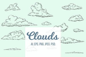 Set sketches of clouds