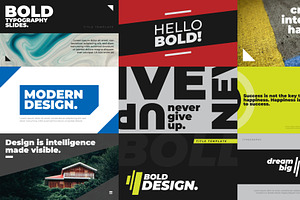 Bold Typography Slides Final Cut Pro