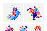Amusement Park Illustrations, a Duotone Icon by Prosymbols (Thumbnail 6 of 8)