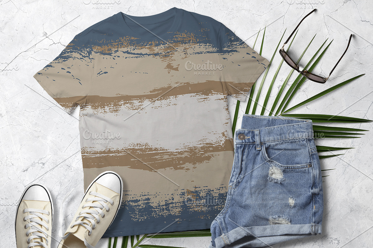 VERNICI | Brush vector patterns set, a Pattern Graphic by Tanya Vollar (Photo 7 of 8)
