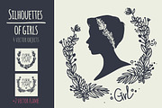 silhouettes of girls, a Decorative Illustration by adi katz (Thumbnail 5 of 5)