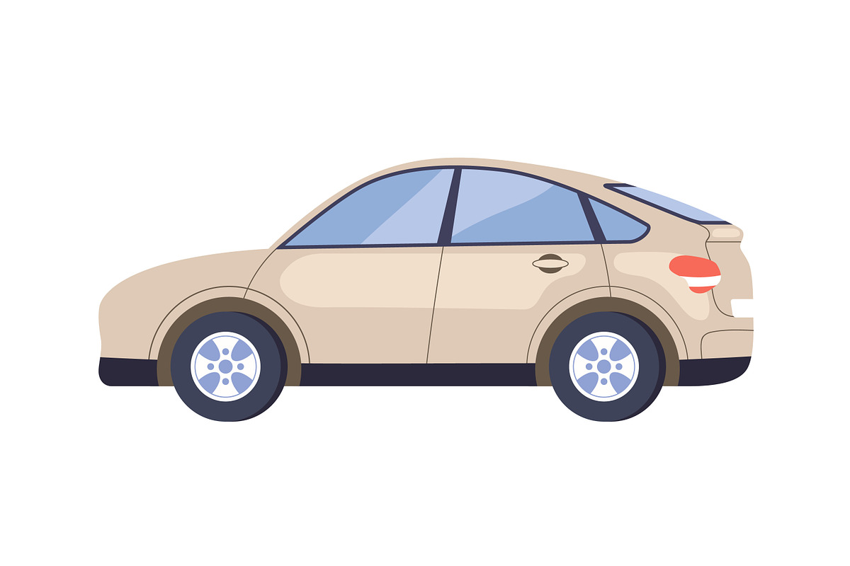 Modern cars side view set, a Transportation Illustration by Good Studio (Photo 4 of 4)