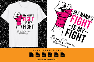 Breast Cancer Awareness Warrior SVG