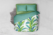Banana palms. Tropical pattern., a Pattern Graphic by Anna Smirnova (Thumbnail 3 of 6)