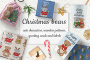 Christmas bears. Big set, an Illustration by HmarkaShop (Thumbnail 1 of 5)