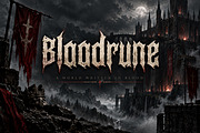 Bloodrune, a Blackletter Font by Wow Magic (Thumbnail 3 of 5)