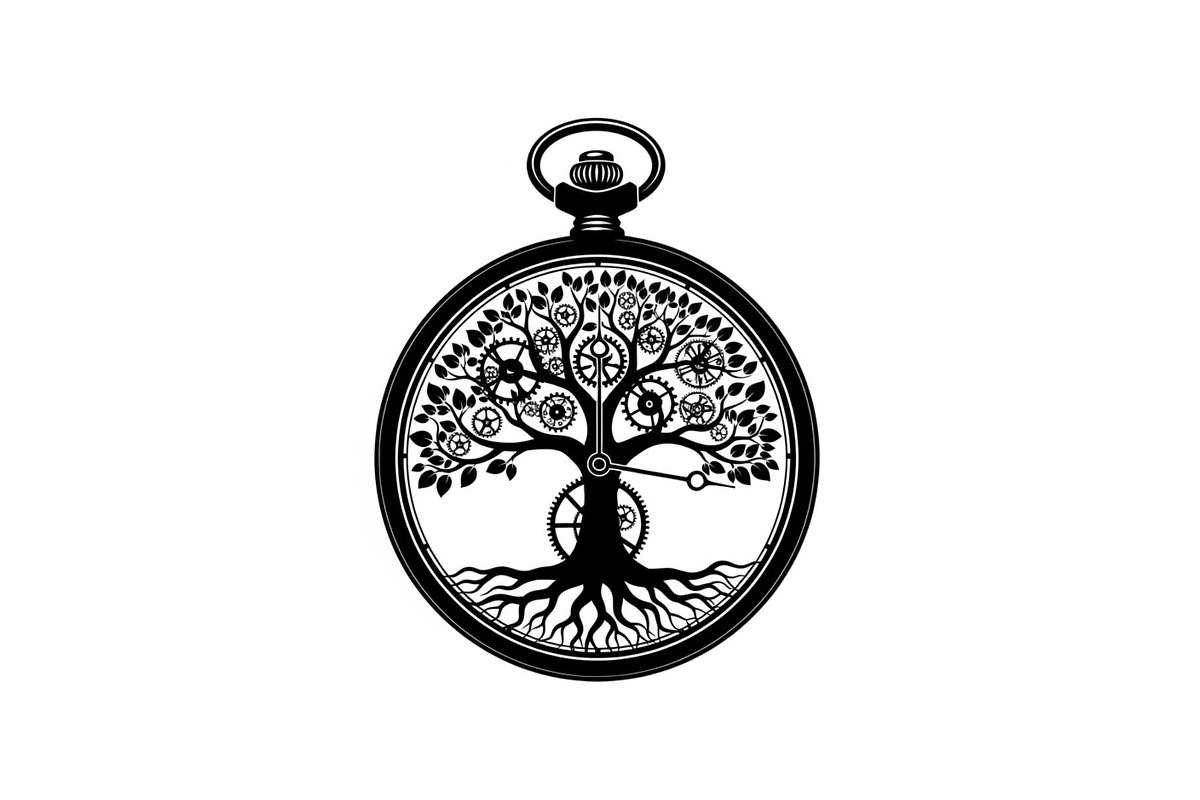 Steampunk Tree of Life Symbol Bundle, an Illustration by yasushie (Photo 28 of 31)