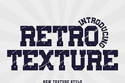 Retro Texture - Grunge varsity font, a Slab Serif Font by MaxArt Foundry (Thumbnail 1 of 4)