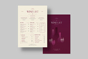 Restaurant Wine List Template, a Flyer Template by BrandPacks (Thumbnail 3 of 5)