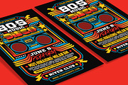 80's Retro Disco Party, a Flyer Template by Muhamad Iqbal hidayat (Thumbnail 3 of 4)