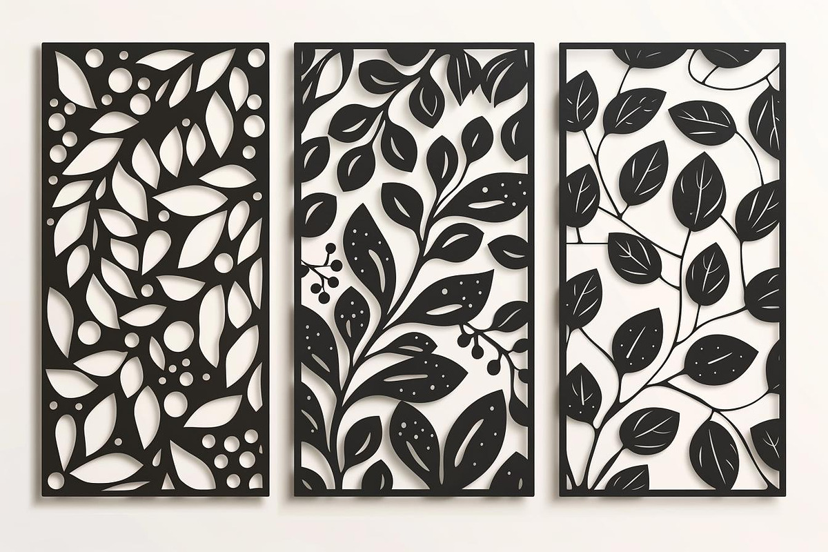 Wall panel laser cut design vector, an Illustration by Amazin_art (Photo 5 of 10)