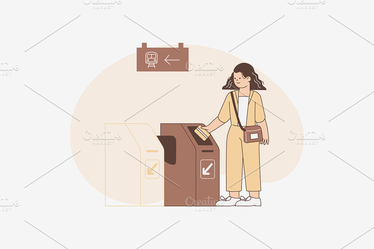 Public Transport Illustration, an Object Graphic by Jump Studio (Photo 4 of 14)