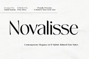Novalisse, a Sans Serif Font by Pista Mova (Thumbnail 1 of 16)
