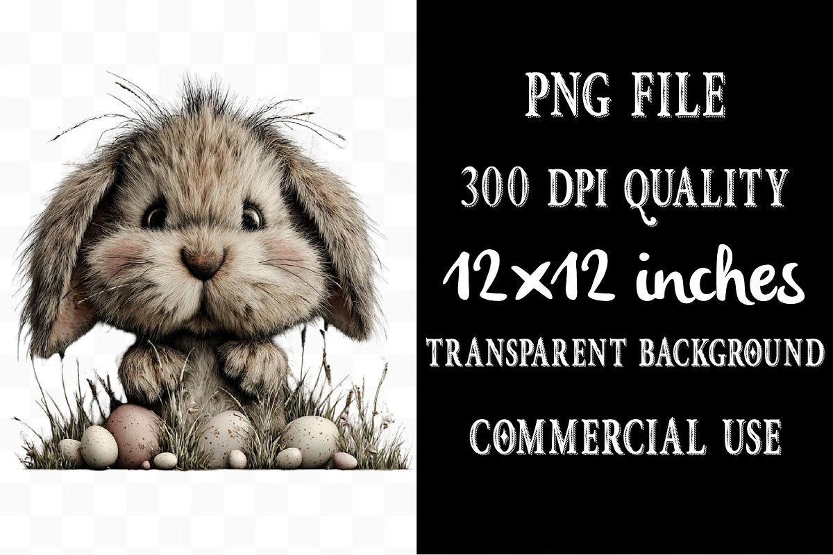 Peeking Easter Bunny Clipart, an Illustration by Designking (Photo 4 of 5)