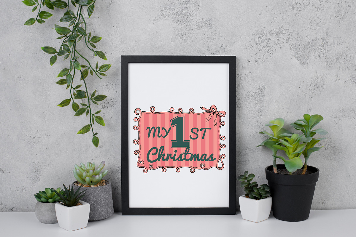 My 1St Christmas PNG, an Illustration by Daily.Designs (Photo 5 of 5)