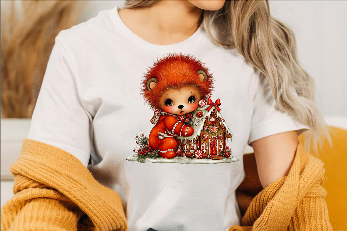 Whimsical Woodland Christmas Animals, an Animal Illustration by SVGArt (Photo 3 of 5)