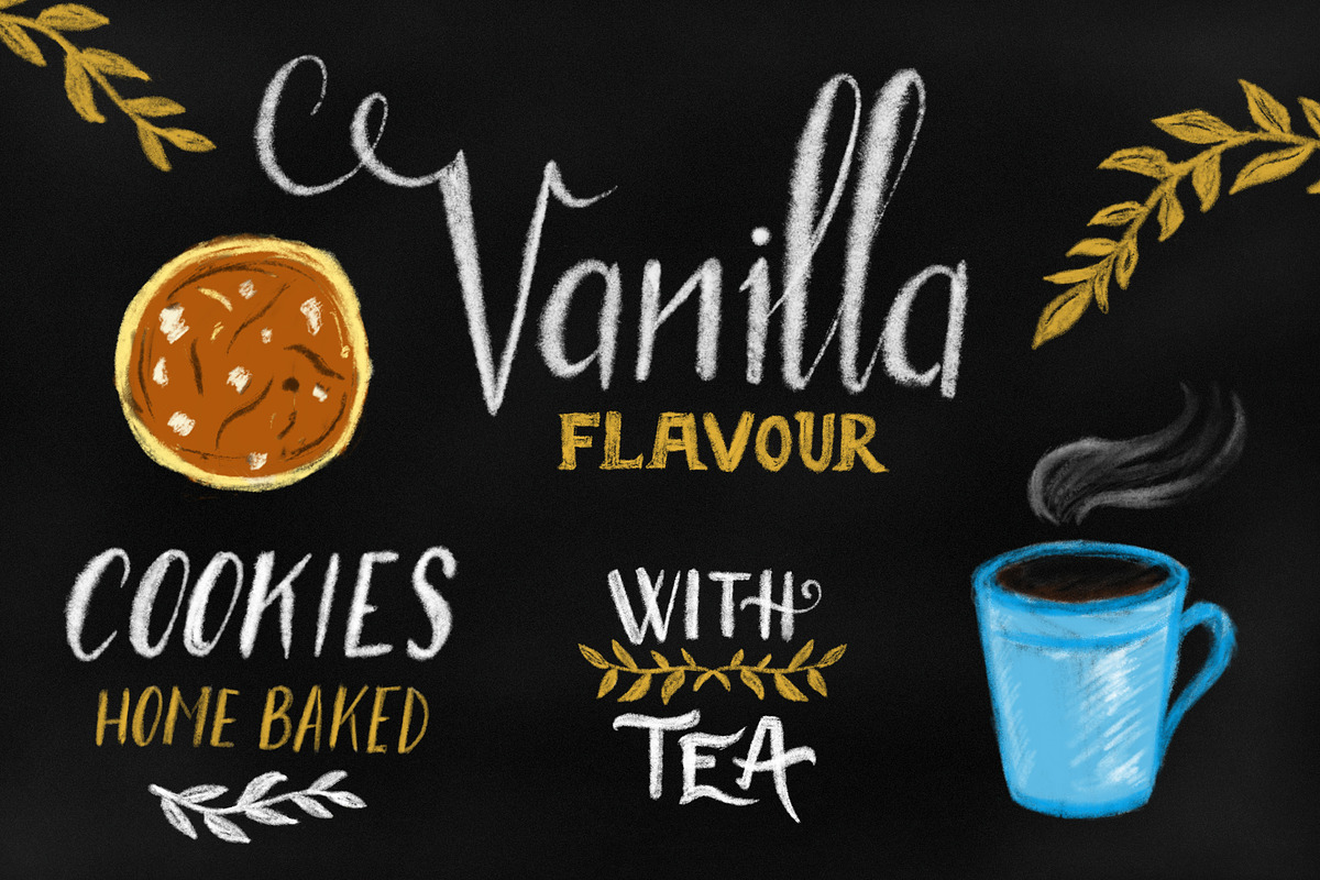 Chalk Letterer Box for Procreate, a Brush Add-On by Guerillacraft (Photo 2 of 6)