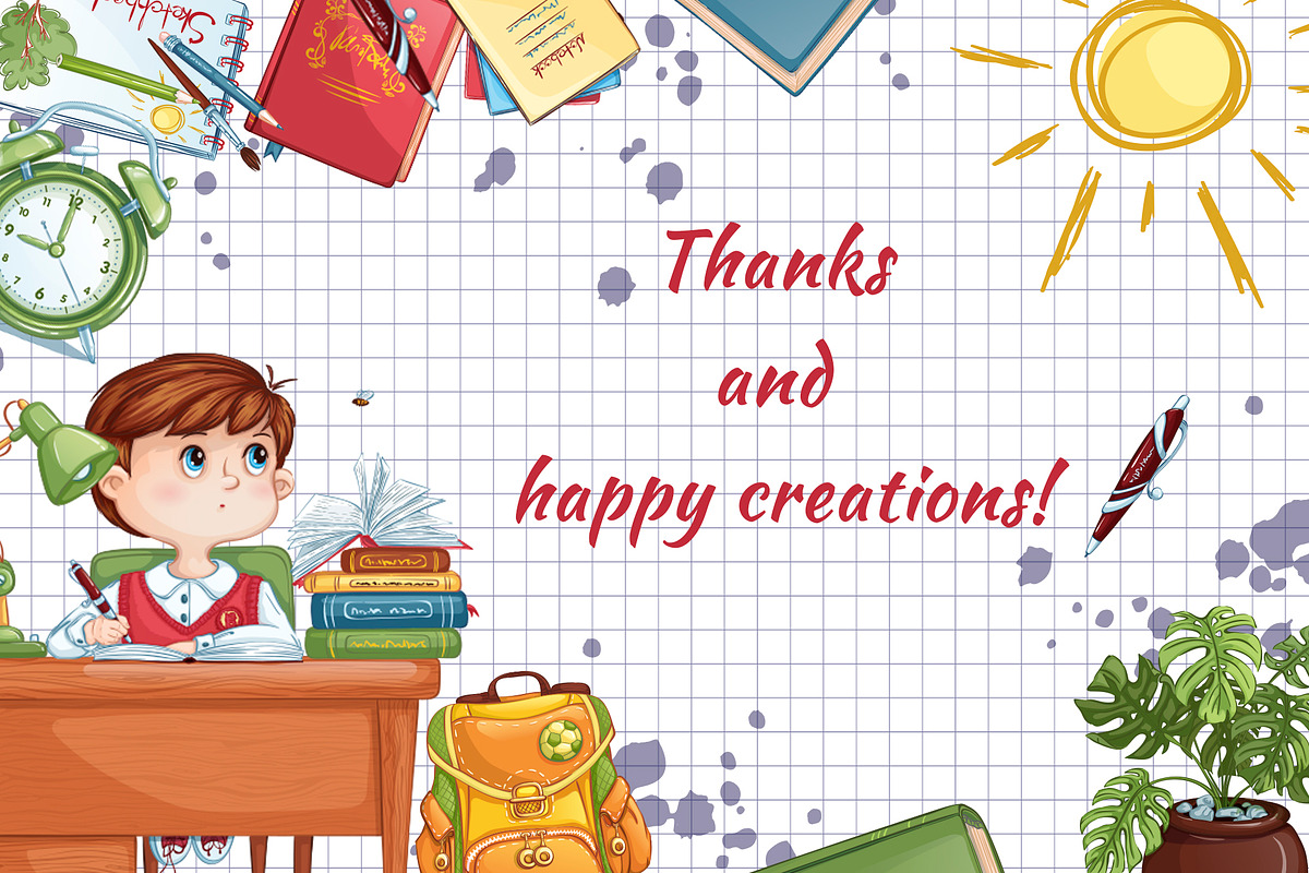 Back to school. Vector set, an Education Illustration by Maycat_store (Photo 8 of 8)