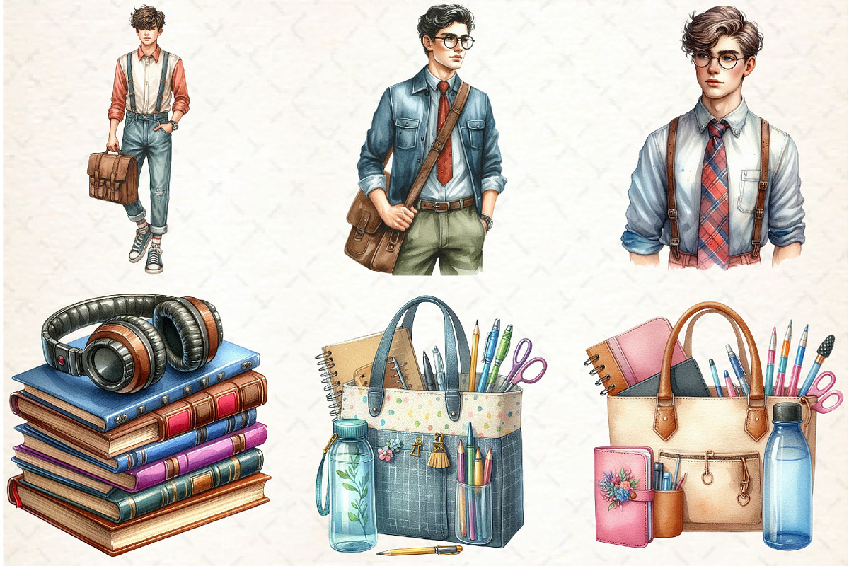 Freshman Year College Back to School, an Illustration by Libby Wishes (Photo 4 of 6)