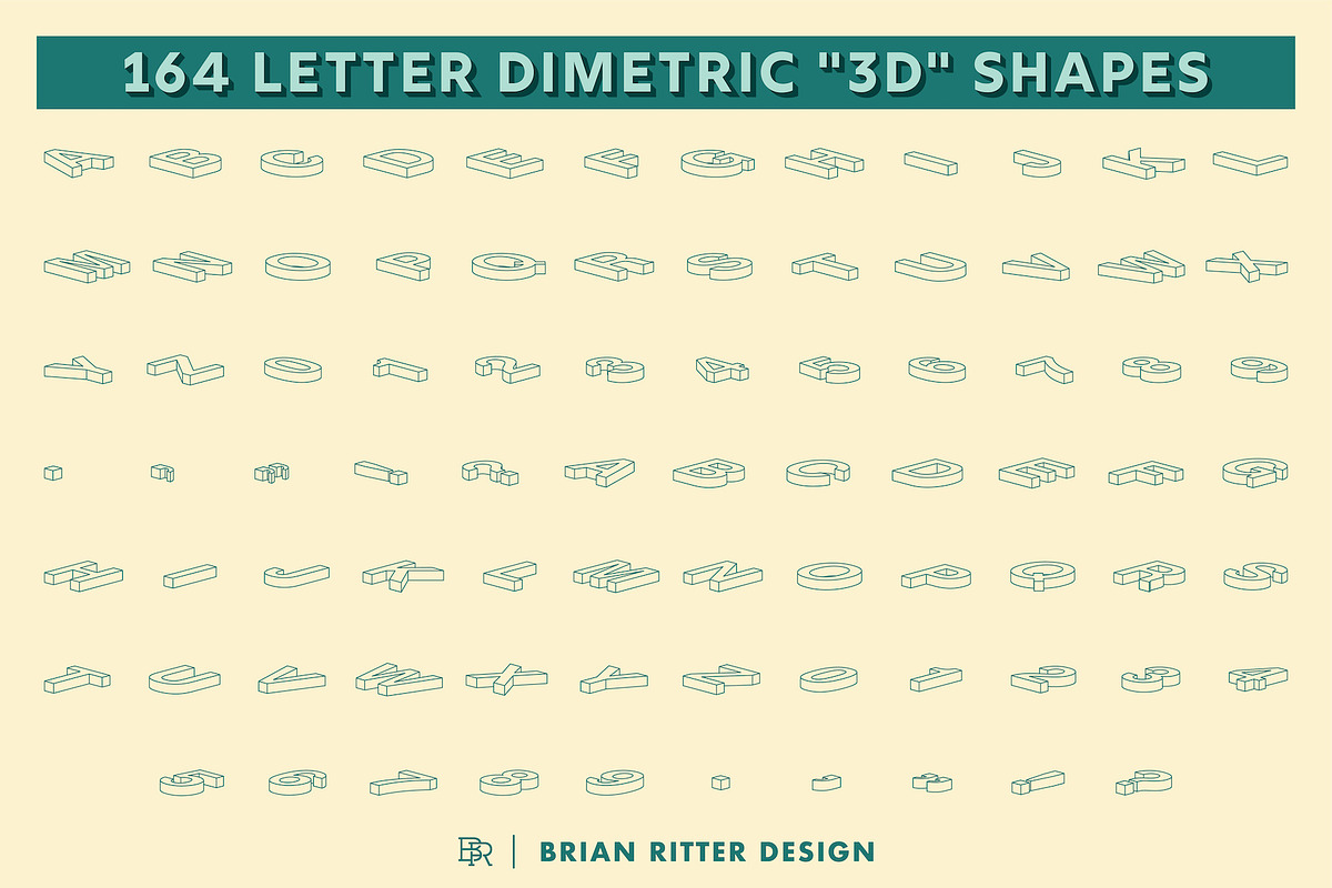 Dimetric 3D Toolkit, a Shape Add-On by Brian Ritter Design (Photo 10 of 11)