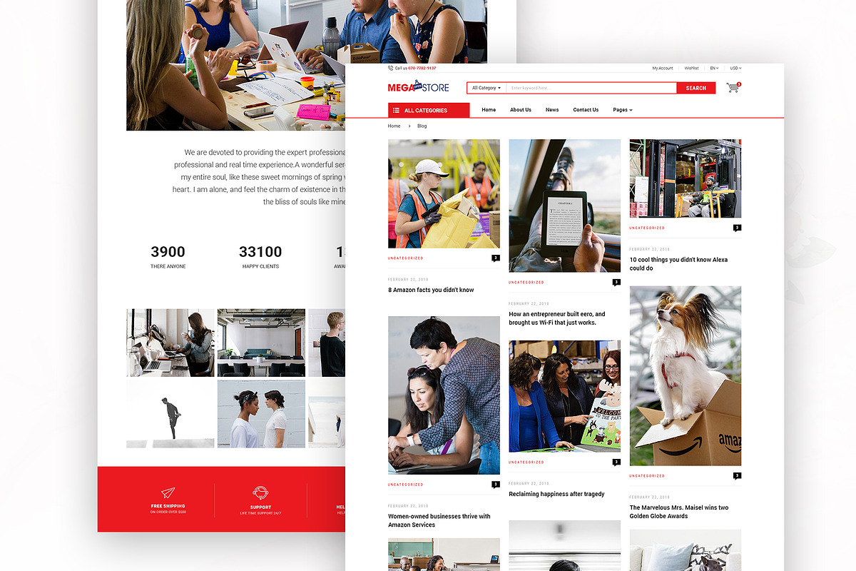 MegaStore - SuperMarket Ecommerce, a Websites & App Template by EngoCreative.com (Photo 5 of 6)
