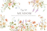 Wild floral illustrations - Meadow, an Illustration by TheHappyGiftArt (Thumbnail 1 of 8)