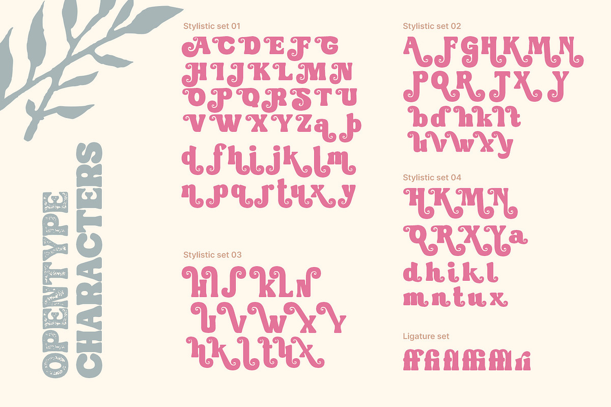 Vintage Daylight, a Symbol Font by Nathatype (Photo 4 of 12)