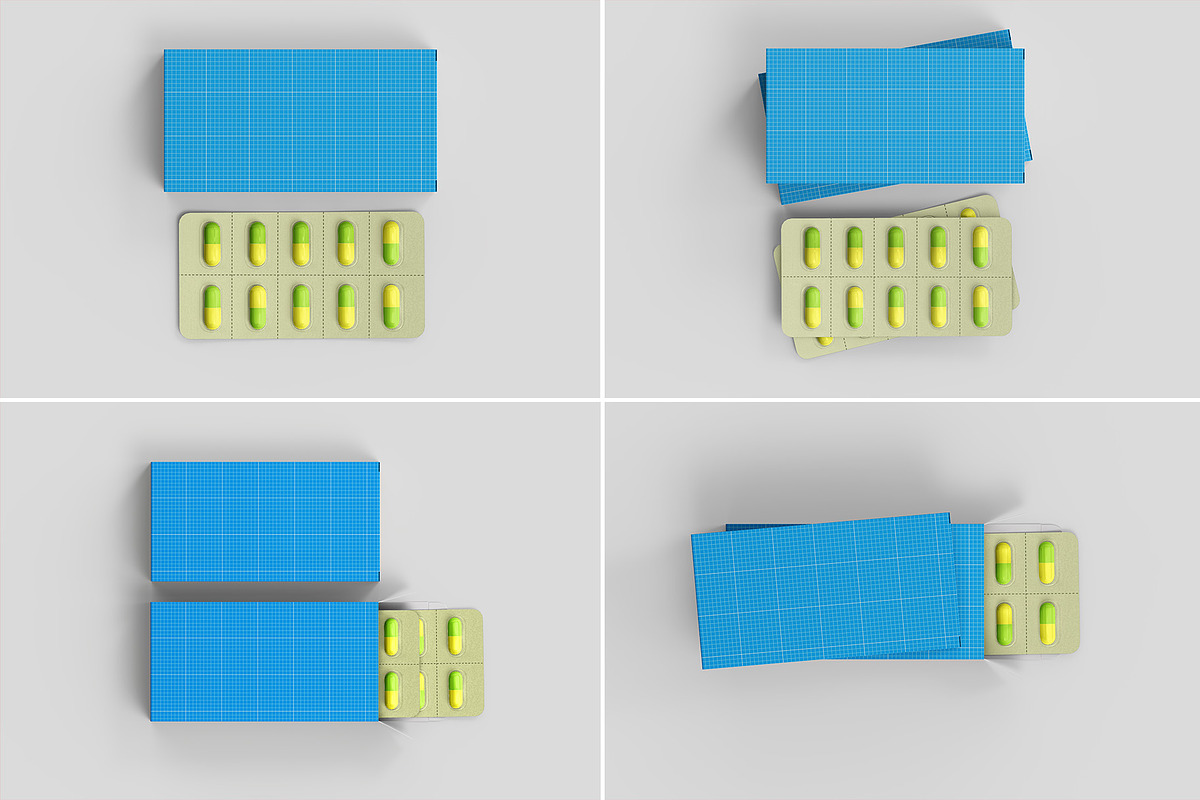 Medicine Pill Box Mockup - 8 views, a Packaging Mockup by Illusiongraphic (Photo 24 of 25)