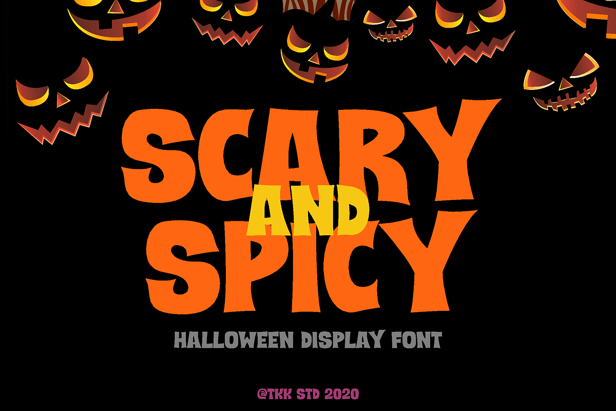 Scary and Spicy - Horror Font, a Font by tokokoo (Photo 4 of 17)
