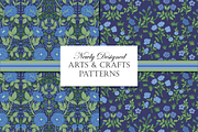 William Morris Blue & Green Pattern2, a Pattern Graphic by RachelStudio (Thumbnail 2 of 10)