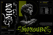 Dark Hermes Typeface, a Blackletter Font by alit design (Thumbnail 2 of 18)