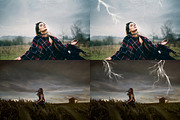 Lightning Overlay, an Object Graphic by VligCreativeStudio (Thumbnail 2 of 4)