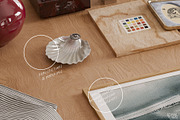 BURGUNDY | frame mockup with mat, a Household Mockup by Stykke Studio (Thumbnail 10 of 10)
