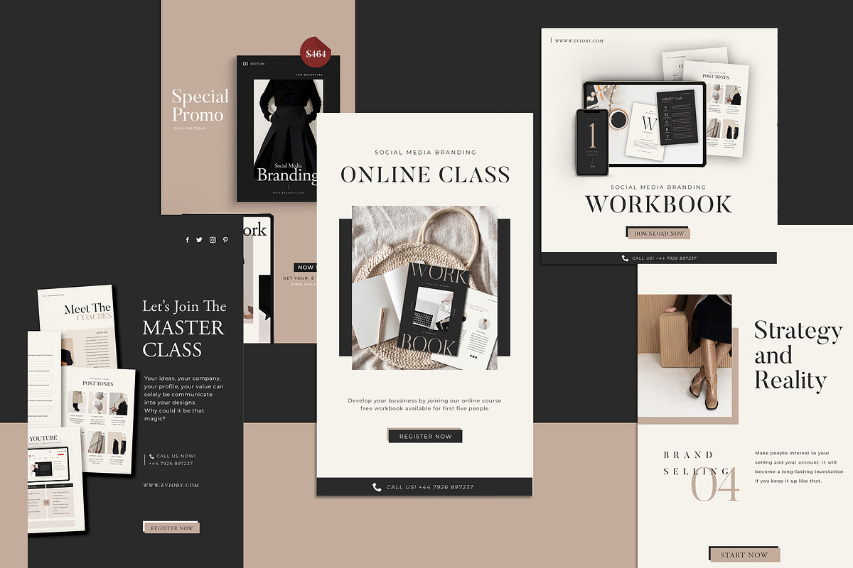 6 in 1 Bundle Coach Creator CANVA PS, a Magazine Template by Eviory (Photo 70 of 106)
