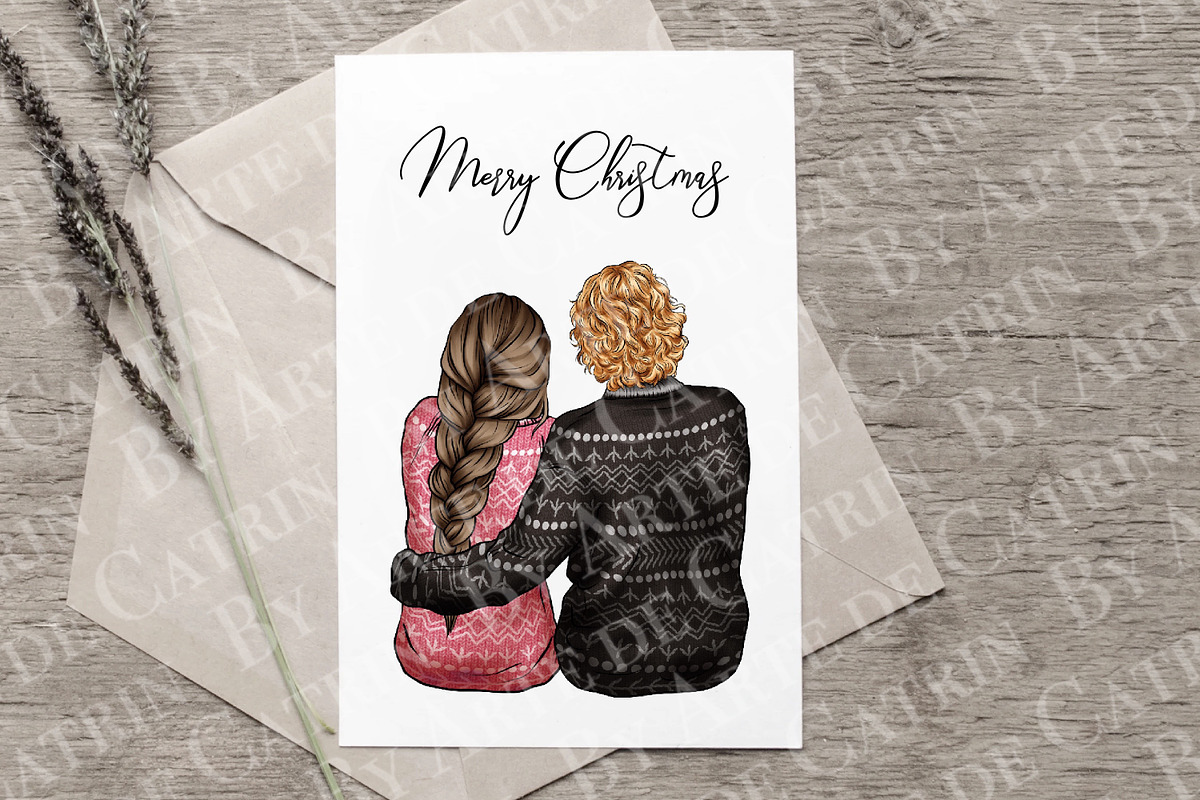 Big Christmas Family Creator, a Decorative Illustration by ArtedeCatrin (Photo 10 of 10)