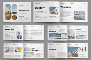 Landscape Architecture Portfolio, a Brochure Template by ContestDesign
