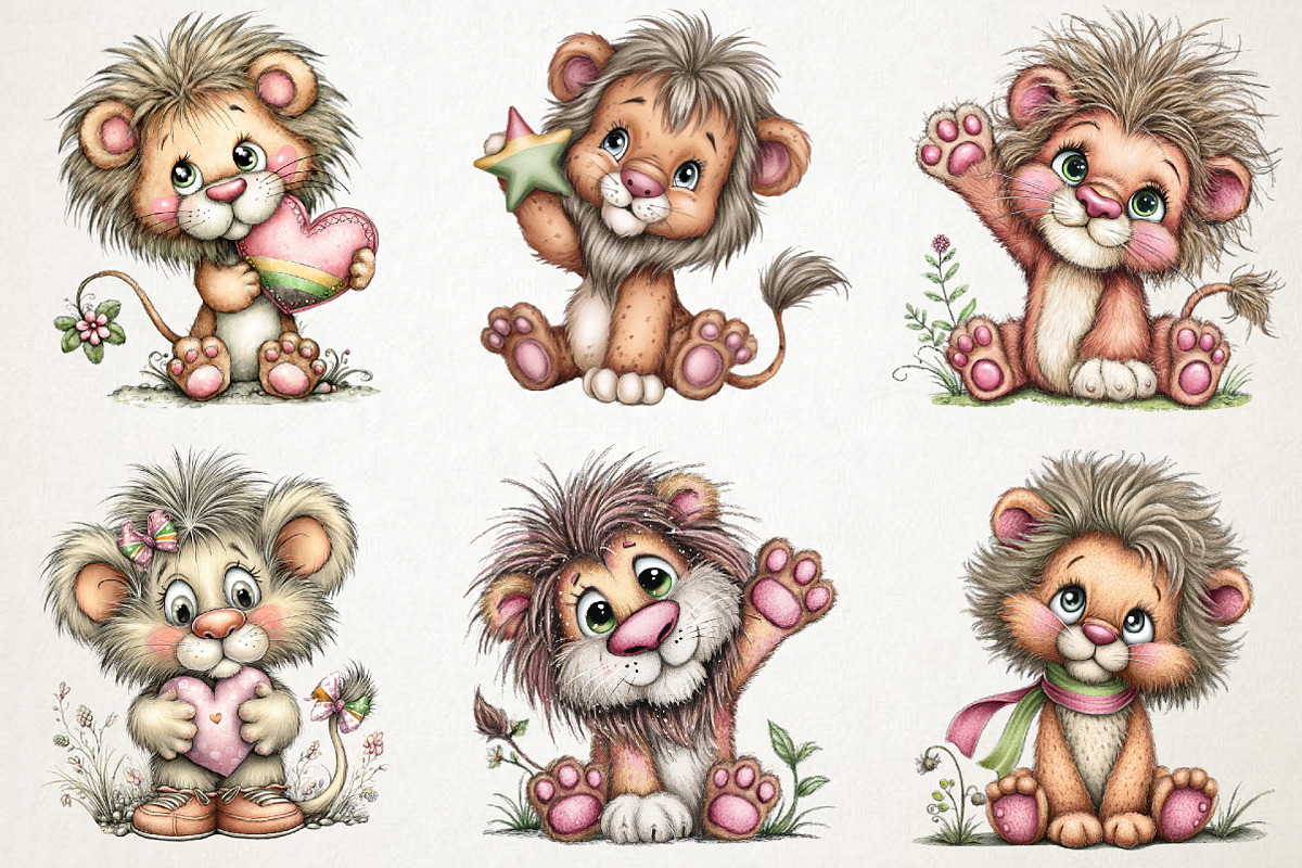 Black History Month Lion Clipart PNG, an Illustration by RobertsArt (Photo 5 of 6)