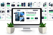 Finance Report - Business GSL, a Presentation Template by Deepslide Studio (Thumbnail 2 of 6)